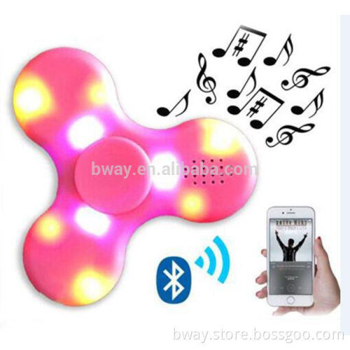 Shenzhen factory promotional gift items new 2017 fidget spinner in store with light and music fidget spinner batman led